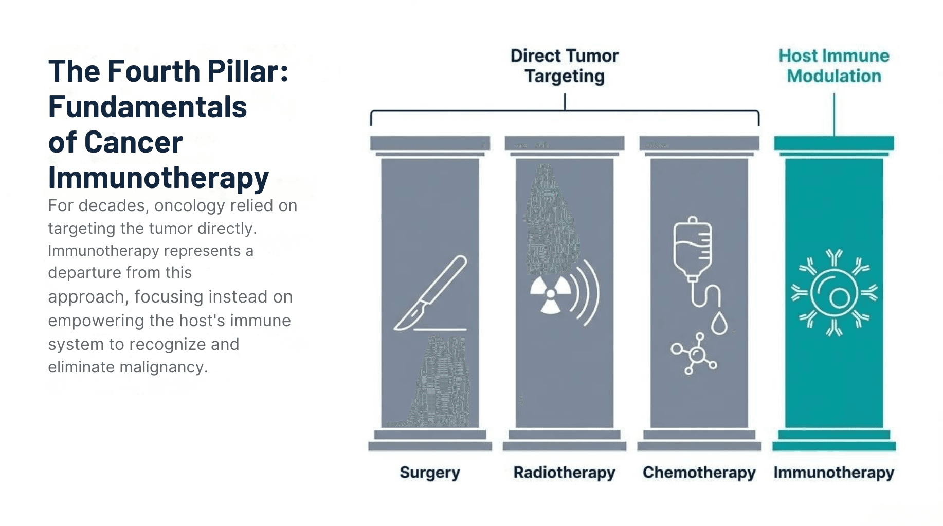 The Fourth Pillar: Fundamentals of Cancer Immunotherapy